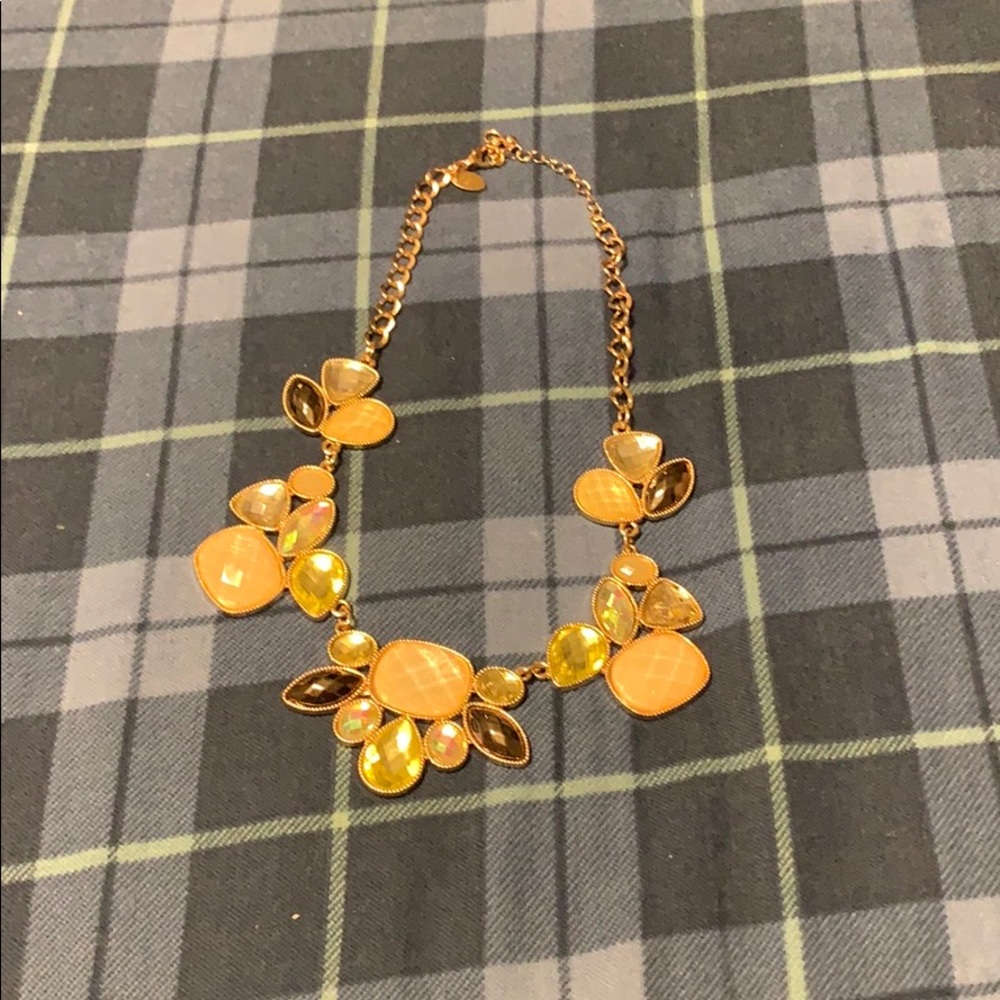 Gem Floral Necklace